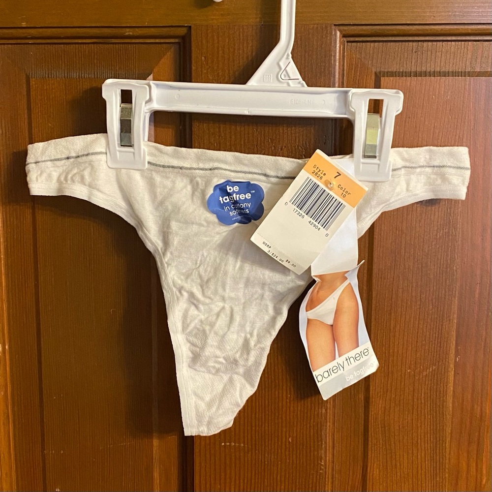 Barely There Thong Panties NWT